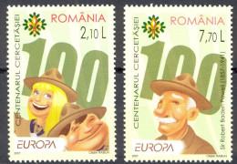 Romania Sc# 4941-4942 MNH 2007 Europa - Unused Stamps