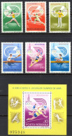 Romania Sc# 2962-2968 MNH 1980 Olympics - Unused Stamps