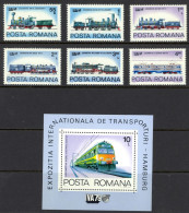 Romania Sc# 2933-2939 MNH 1979 Trains - Neufs