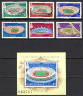 Romania Sc# 2862-2868 MNH 1979 Olympics - Unused Stamps