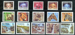 Rhodesia Sc# 393-407 MNH 1978 Definitives - Rhodésie (1964-1980)