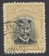 Rhodesia Sc# 124 Used 1913-1923 3p King George V - Rhodésie Du Nord (...-1963)