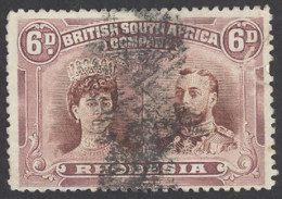 Rhodesia Sc# 108 Used 1910 6p Queen Mary & King George V - Northern Rhodesia (...-1963)