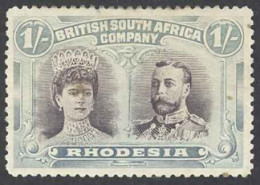 Rhodesia Sc# 111 MH 1910 1sh Queen Mary & King George V - Noord-Rhodesië (...-1963)