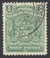 Rhodesia Sc# 59 Used 1904 ½p Coat Of Arms - Northern Rhodesia (...-1963)