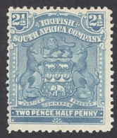 Rhodesia Sc# 62 MH 1898-1908 2½p Coat Of Arms - Rhodesia Del Nord (...-1963)