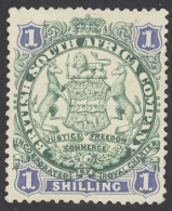 Rhodesia Sc# 33 MH 1896 1sh Coat Of Arms - Noord-Rhodesië (...-1963)