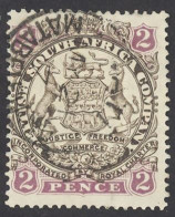 Rhodesia Sc# 28 Used 1896 2p Coat Of Arms - Northern Rhodesia (...-1963)