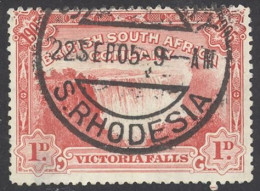 Rhodesia Sc# 76 Used 1905 1p Victoria Falls - Rodesia Del Norte (...-1963)