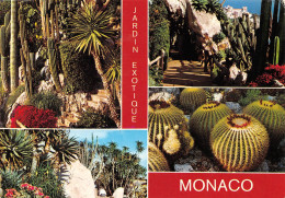 MONACO  Les Jardins Exotiques Multivue Souvenir  N° 142 \MK3006 - Exotic Garden