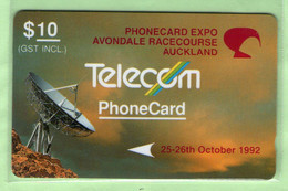 New Zealand - Private Overprint - 1992 Phonecard Expo, Avondale $10 - VFU - NZ-PO-04 - Nueva Zelanda