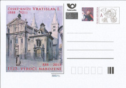 CDV C Czech Republic Vratislav I., Czech Duke 2013 - Postkaarten