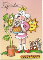 Card Czech Republic Ctyrlistek - Four-Leaf Clover 2021 Fifinka, A Cook - Bandes Dessinées