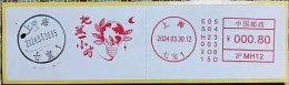 China 2024 Energy Saving One Hour Postage Machine Stamp - Covers