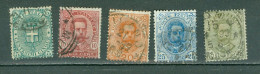 Italie    Sassone 59/63  Ou  Yvert  58/62  Ob     TB   - Gebraucht