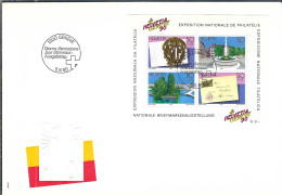 SUISSE 1990: Bloc "Genève 90" Sur FDC - Blocs & Feuillets