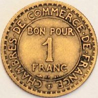 France - Franc 1922, KM# 876 (#4065) - 1 Franc