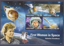 2015 Antigua And Barbuda 5248-5251KL Valentina Tereshkova, First Woman In Space 12,00 € - América Del Sur