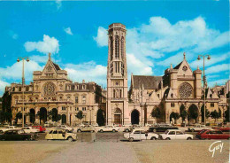 Automobiles - Paris - A Gauche La Mairie Du 1er Arrondissement La Tour De L'ancienne église Et L'église Saint-Germain L' - Turismo