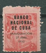 CUBA  Scott# 448 ** MNH National Bank Of CUBA - Unused Stamps