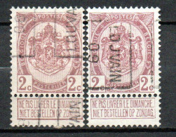 1389 Voorafstempeling Op Nr 82 - LOUVAIN 09 - Positie A & B - Rollo De Sellos 1900-09