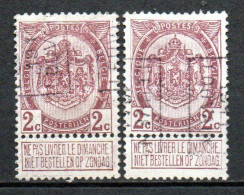 1716 Voorafstempeling Op Nr 82 - LEUVEN 1911 LOUVAIN - Positie A & B - Rollenmarken 1910-19