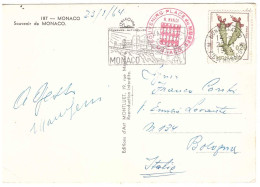 CARTOLINA PANORAMA PER ITALIA CON ANNULLO TARGHETTA - Covers & Documents