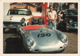 Automobiles * CP * Automobile PORSCHE Voiture De Course * Artiste Acteur Cinéma James DEAN 1986 - Turismo