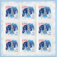 Russia 2018 - Sheet Happy New Year Christmas Celebrations Holiday Greeting Snow Lady Art Snowgirl Tree Stamps MNH - Ganze Bögen