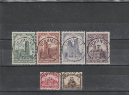 267/272 Les Cathédrales/Kathedralen Oblit/gestp Centrale - Used Stamps