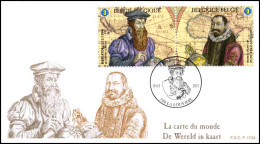 4224/25 - FDC - Cartografie - Mercator - Hondius P1733 - 2011-2014