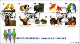 4230/39 - FDC - Gezelschapsdieren P1736 - 2011-2014