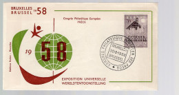 1025 - FDC - Europa '58 - 1951-1960