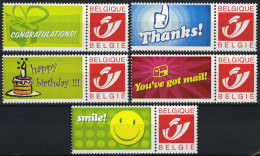 België 3181 - Duostamp - Congratulations - Thanks - Birthday - Mail - Smile - Nuevos