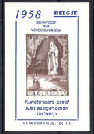 België E75 - Eeuwfeest Der Verschijningen In Lourdes - Bruin - NL - Erinnofilie [E]