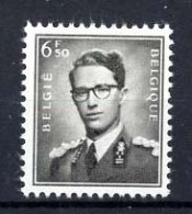 België 1069A * - Koning Boudewijn - 6,50F - Fijn Scharniertje - Fine Charnière - 1953-1972 Brillen