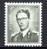 België 1073 * - Koning Boudewijn - 9F - Fijn Scharniertje - Fine Charnière - 1953-1972 Occhiali