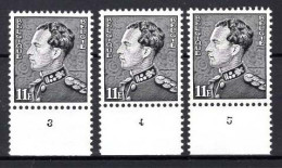 België 2111 - Koning Leopold III - Poortman - Plnr 3 - 4 - 5 - 1981-1990