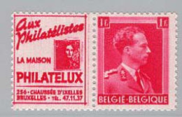 België PU156 * - MH - Altri & Non Classificati