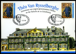 België 2627 HK - Théo Van Rysselberghe - Gem. Uitgifte Met Luxemburg - 1996 - Herdenkingskaarten - Gezamelijke Uitgaven [HK]