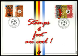 België 2892 HK - Europees Kampioenschap Voetbal - Football - Gem. Uitgifte Met Nederland - 2000 - Souvenir Cards - Joint Issues [HK]