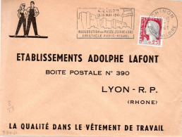 FRANCE / ENVELOPPE ADRESSEE AUX ETABLISSEMENTS ADOLPHE LAFOND A LYON - Autres & Non Classés