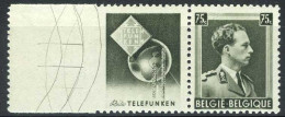 België PU113 ** - Gebogen Lijnen In Rand - Telefunken - Postfris