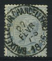 België 39 - 20c Parelgrijs - Koning Leopold II  - 1869-1883 Léopold II