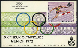 België E120 - Olympische Spelen - München 1972 - Hordenlopen - Course De Haies - Erinnophilia [E]