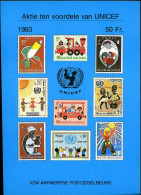 België E135 - Unicef - Blauw - NL - Erinnophilie [E]