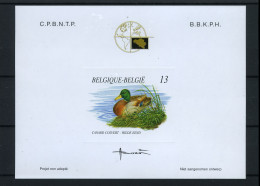 België NA11 - Phileuro 2002 - Internationaal Postzegelsalon - Natuur - Wilde Eend - André Buzin - Canard Colvert - 2002 - Proyectos No Adoptados [NA]