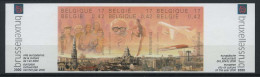 België 2882/84 ON - Brussel 2000 - Panorama - Toots Thielemans - Vliegtuig - Trein - François Schuiten - 1981-2000