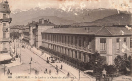 FRANCE - Grenoble - Vue Sur Le Lycée Et La Chaines Des Alpes - L L - Vue Panoramique - Animé - Carte Postale Ancienne - Grenoble