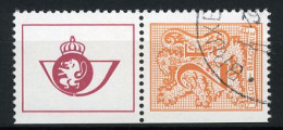 België 1898b - Heraldieke Leeuw - Uit Postzegelboekje - Du Carnet - Gestempeld - Oblitéré -used - Oblitérés